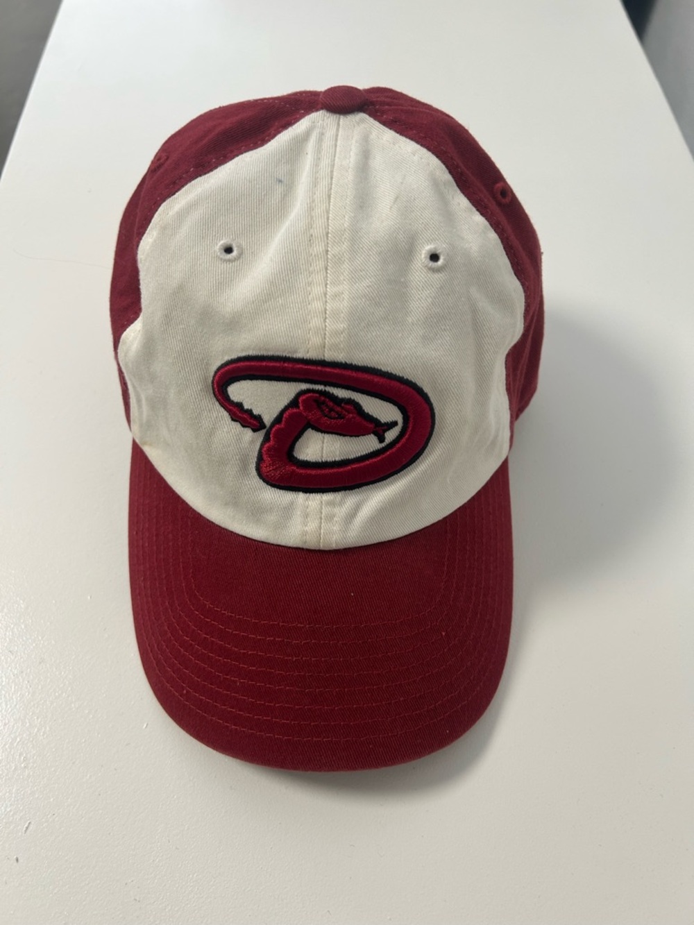 Arizona Diamondbacks Two-Tone Red and Cream Baseball Cap